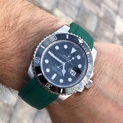 rolex blue rubber strap|rolex rubber strap chart.